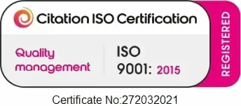 Citation ISO Certificate - Quality management - ISO 9001 - 2015