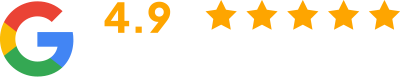 Rated 4.9 out of 5 stars on Google. See our reviews Rated 4.9 out of 5 stars on Google. See our reviews