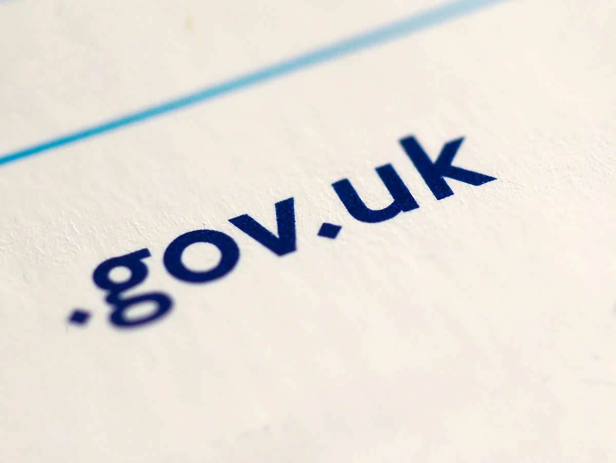 Gov UK internet address